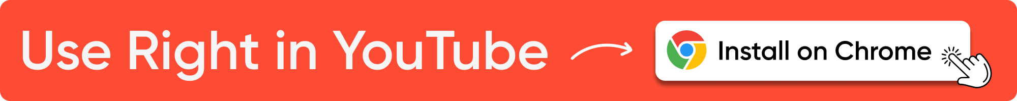 Install in Chrome to use right in YouTube